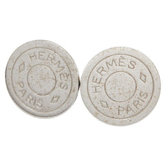 エルメス セリエ イヤリング シルバー メタル レディース HERMES 【中古】
