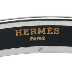 エルメス エマイユPM 七宝焼き ブレスレット シルバー マルチカラー メタル レディース HERMES 【中古】
