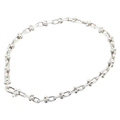 ティファニー ハードウェア マイクロ リンク ブレスレット SV925 シルバー レディース TIFFANY&Co. 【中古】