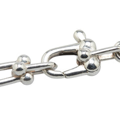 ティファニー ハードウェア マイクロ リンク ブレスレット SV925 シルバー レディース TIFFANY&Co. 【中古】