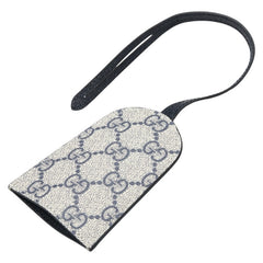 グッチ GGスプリーム ウェブライン チャーム キーケース 725220 ベージュ マルチカラー PVC レザー レディース GUCCI 【中古】