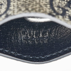 グッチ GGスプリーム ウェブライン チャーム キーケース 725220 ベージュ マルチカラー PVC レザー レディース GUCCI 【中古】