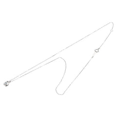 ヨンドシー K18WG ホワイトゴールド アクアマリン ダイヤ ペンダントネックレス レディース 4℃ 【中古】
