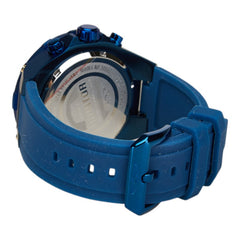 INVICTA AVIATOR 腕時計 39893 クオーツ ブルー文字盤 ステンレススチール ラバー メンズ 【中古】