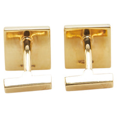 ルイ ヴィトン タイガ ブトン ドゥ マンシェット ダミエ カフス カフリンク M64660 ゴールド ブラウン SV925 シルバー PVC メンズ LOUIS VUITTON 【中古】