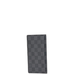 ルイ ヴィトン ダミエ グラフィット アジェンダ ポッシュ 札入れ R20975 ブラック グレー PVC メンズ LOUIS VUITTON 【中古】