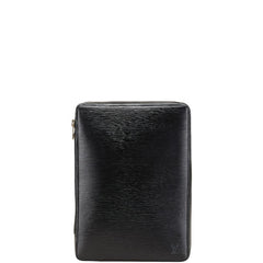 ルイ ヴィトン エピ アジェンダ ヴォヤージュ 手帳カバー R20032 ノワール ブラック レザー メンズ LOUIS VUITTON 【中古】