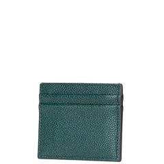 グッチ ズゥミ カードケース パスケース 570679 グリーン レザー レディース GUCCI 【中古】