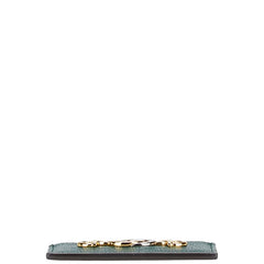 グッチ ズゥミ カードケース パスケース 570679 グリーン レザー レディース GUCCI 【中古】