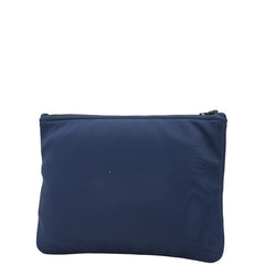 エルメス トゥルース フラット ネオバンMM ポーチ 小物入れ ネイビー ポリアミド/エラスタン レディース HERMES 【中古】