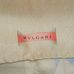 ブルガリ 総柄 スカーフ ベージュ マルチカラー シルク レディース BVLGARI 【中古】