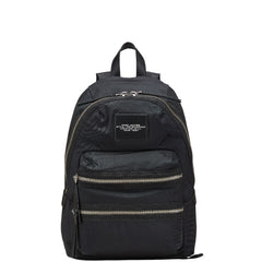 マークジェイコブス ザ バイカー ラージ リュック バックパック ブラック ナイロン レザー レディース MARC JACOBS 【中古】