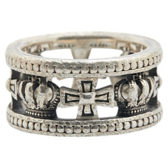 ジャスティンデイビス MEDIEVAL WEDDING BAND リング 指輪 SV925 シルバー レディース Justin Davis 【中古】