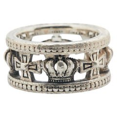 ジャスティンデイビス MEDIEVAL WEDDING BAND リング 指輪 SV925 シルバー レディース Justin Davis 【中古】