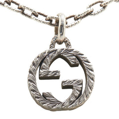 グッチ インターロッキングG ネックレス SV925 シルバー レディース GUCCI 【中古】