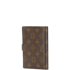 ルイ ヴィトン モノグラム アジェンダPM 手帳カバー R20005 ブラウン PVC レザー レディース LOUIS VUITTON 【中古】
