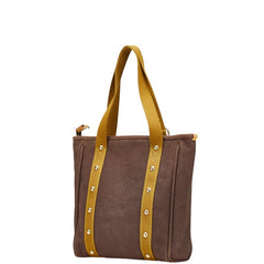ルイ ヴィトン アンティグア カバMM トートバッグ M40086 ブラウン キャンバス レザー レディース LOUIS VUITTON 【中古】
