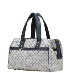 ルイ ヴィトン モノグラム ミニ ジョセフィーヌGM ハンドバッグ M92211 グレー ネイビー キャンバス レザー レディース LOUIS VUITTON 【中古】