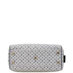 ルイ ヴィトン モノグラム ミニ ジョセフィーヌGM ハンドバッグ M92211 グレー ネイビー キャンバス レザー レディース LOUIS VUITTON 【中古】