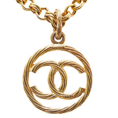 シャネル ヴィンテージ ココマーク ネックレス ゴールド メッキ レディース CHANEL 【中古】