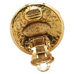 シャネル ヴィンテージ ココマーク ラウンド イヤリング ゴールド メッキ レディース CHANEL 【中古】