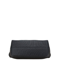 バレンシアガ BBロゴ ハンドバッグ ブラック ナイロン レザー レディース BALENCIAGA 【中古】