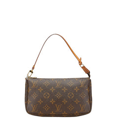 ルイ ヴィトン モノグラム ポシェット アクセソワール ポーチ 小物入れ M51980 ブラウン PVC レザー レディース LOUIS VUITTON 【中古】