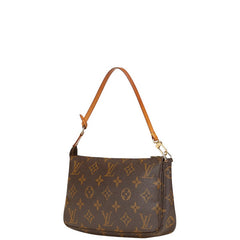 ルイ ヴィトン モノグラム ポシェット アクセソワール ポーチ 小物入れ M51980 ブラウン PVC レザー レディース LOUIS VUITTON 【中古】