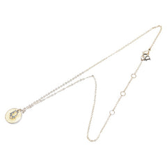 ディオール CDロゴ ネックレス シルバー ゴールド メタル レディース Dior 【中古】
