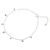 K18WG ホワイトゴールド アンクレット レディース 【中古】