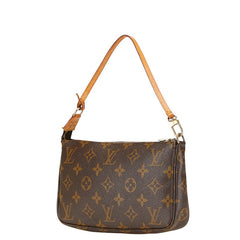 ルイ ヴィトン モノグラム ポシェット アクセソワール ハンドバッグ M51980 ブラウン PVC レザー レディース LOUIS VUITTON 【中古】