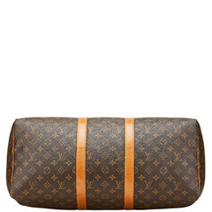 ルイ ヴィトン モノグラム キーポル50 ボストンバッグ M41426 ブラウン PVC レザー レディース LOUIS VUITTON 【中古】