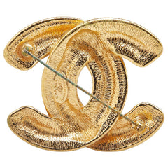 シャネル ヴィンテージ マトラッセ ココマーク ラージ ブローチ ゴールド メッキ レディース CHANEL 【中古】
