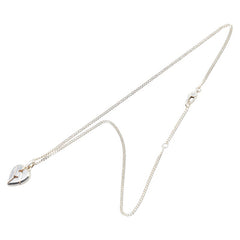 グッチ ノットハート ネックレス SV925 シルバー レディース GUCCI 【中古】
