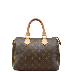 ルイ ヴィトン モノグラム スピーディ25 ミニボストンバッグ ハンドバッグ M41528 ブラウン PVC レザー レディース LOUIS VUITTON 【中古】
