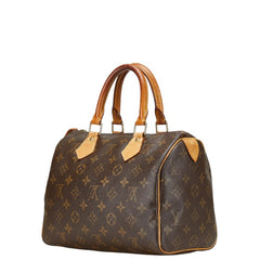 ルイ ヴィトン モノグラム スピーディ25 ミニボストンバッグ ハンドバッグ M41528 ブラウン PVC レザー レディース LOUIS VUITTON 【中古】