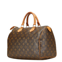 ルイ ヴィトン モノグラム スピーディ30 ハンドバッグ ミニボストンバッグ M41526 ブラウン PVC レザー レディース LOUIS VUITTON 【中古】