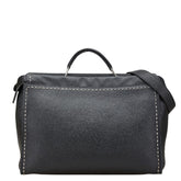 フェンディ ピーカブー ハンドバッグ ショルダーバッグ 2WAY ブラック レザー レディース FENDI 【中古】