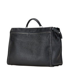 フェンディ ピーカブー ハンドバッグ ショルダーバッグ 2WAY ブラック レザー レディース FENDI 【中古】