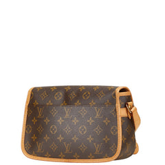 ルイ ヴィトン モノグラム ソローニュ 斜め掛け ショルダーバッグ M42250 ブラウン PVC レザー レディース LOUIS VUITTON 【中古】