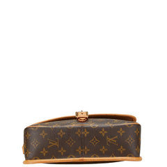 ルイ ヴィトン モノグラム ソローニュ 斜め掛け ショルダーバッグ M42250 ブラウン PVC レザー レディース LOUIS VUITTON 【中古】