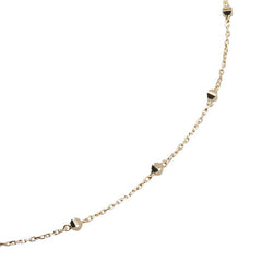 K18YG イエローゴールド ブレスレット アンクレット レディース 【中古】