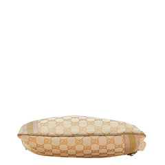 グッチ GGキャンバス シェリー 斜め掛け ショルダーバッグ 144388 ベージュ マルチカラー キャンバス レザー レディース GUCCI 【中古】