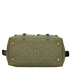 ルイ ヴィトン モノグラムミニ ルイーズ ボストンバッグ M42322 カーキ ブラック キャンバス レザー レディース LOUIS VUITTON 【中古】