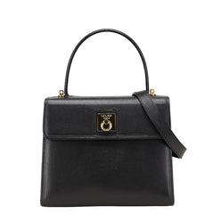 セリーヌ ハンドバッグ ショルダーバッグ 2WAY ブラック レザー レディース CELINE 【中古】