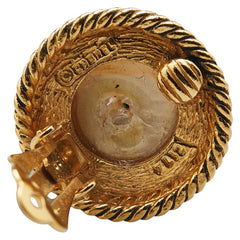 シャネル イヤリング ゴールド メッキ フェイクパール レディース CHANEL 【中古】