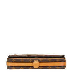 ルイ ヴィトン モノグラム サンジェルマン28 ショルダーバッグ M51207 ブラウン PVC レザー レディース LOUIS VUITTON 【中古】