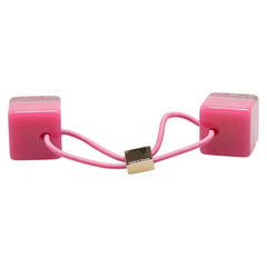 ルイ ヴィトン ヘアキューブ アンクルージョン ヘアアクセサリー ヘアゴム ピンク プラスチック レディース LOUIS VUITTON 【中古】