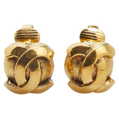 シャネル ココマーク イヤリング ゴールド メッキ レディース CHANEL 【中古】