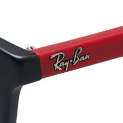 レイバン サングラス RB 5373D 5887 ブラック レッド プラスチック レディース Ray-Ban 【中古】